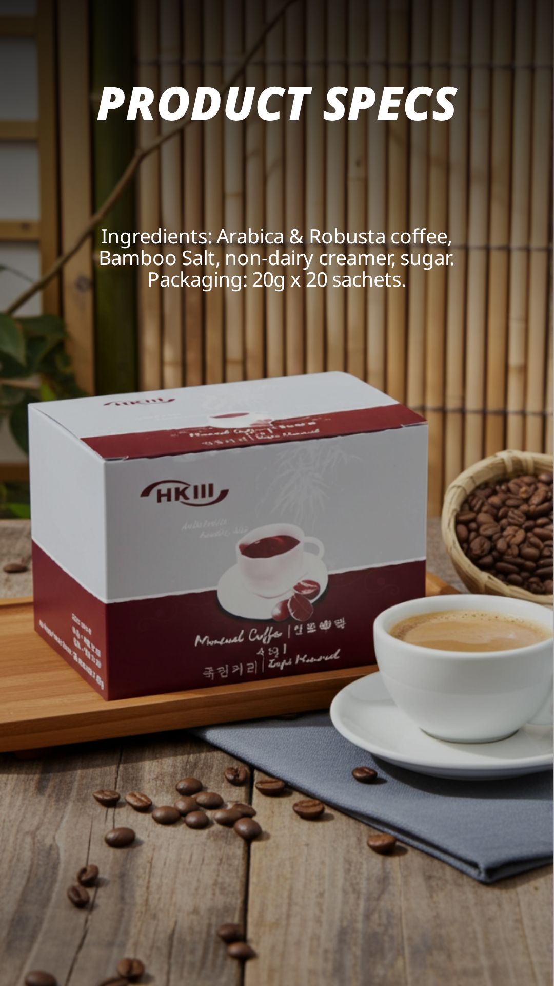 mineral coffee product specs