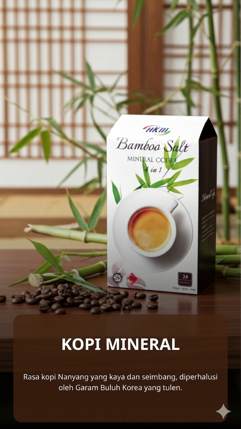Kopi Mineral Tanpa Gula HKIII