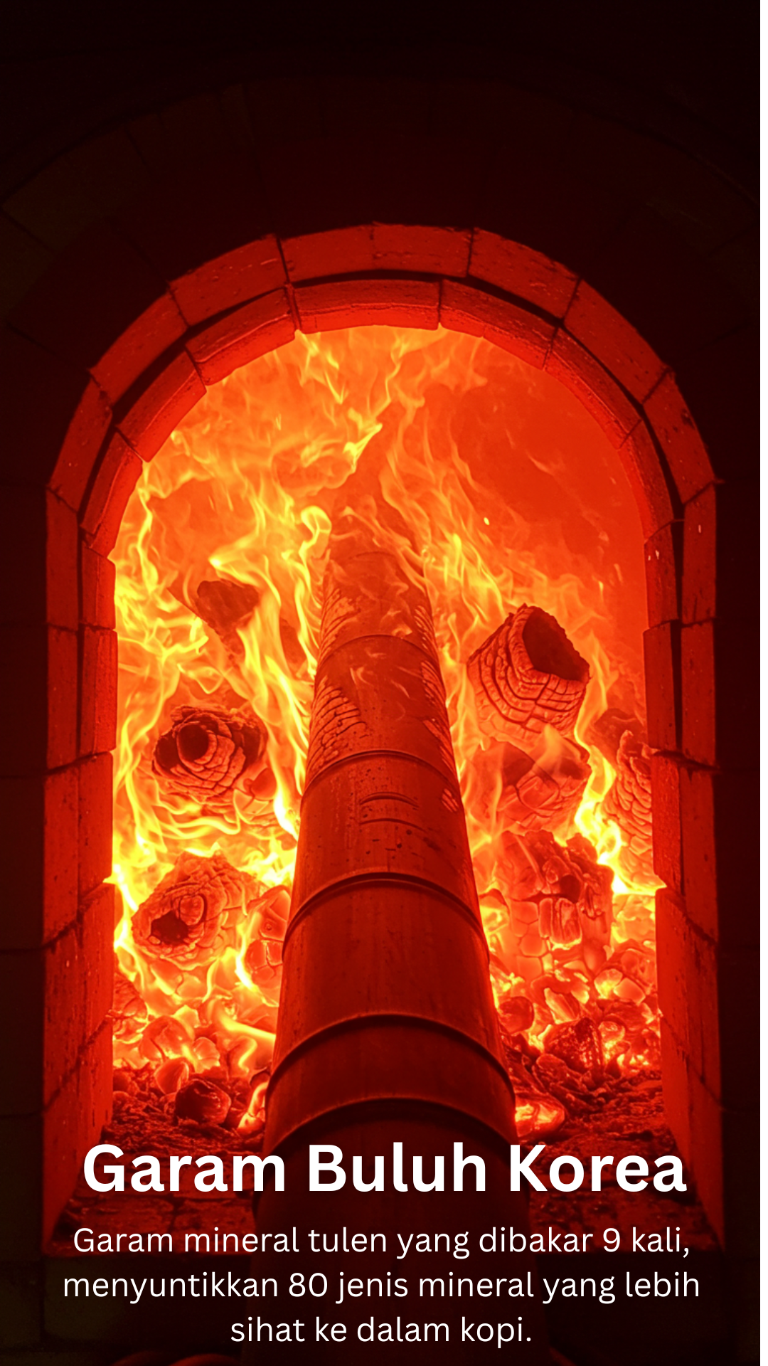 Kopi Mineral yang Ditambah Garam Buluh